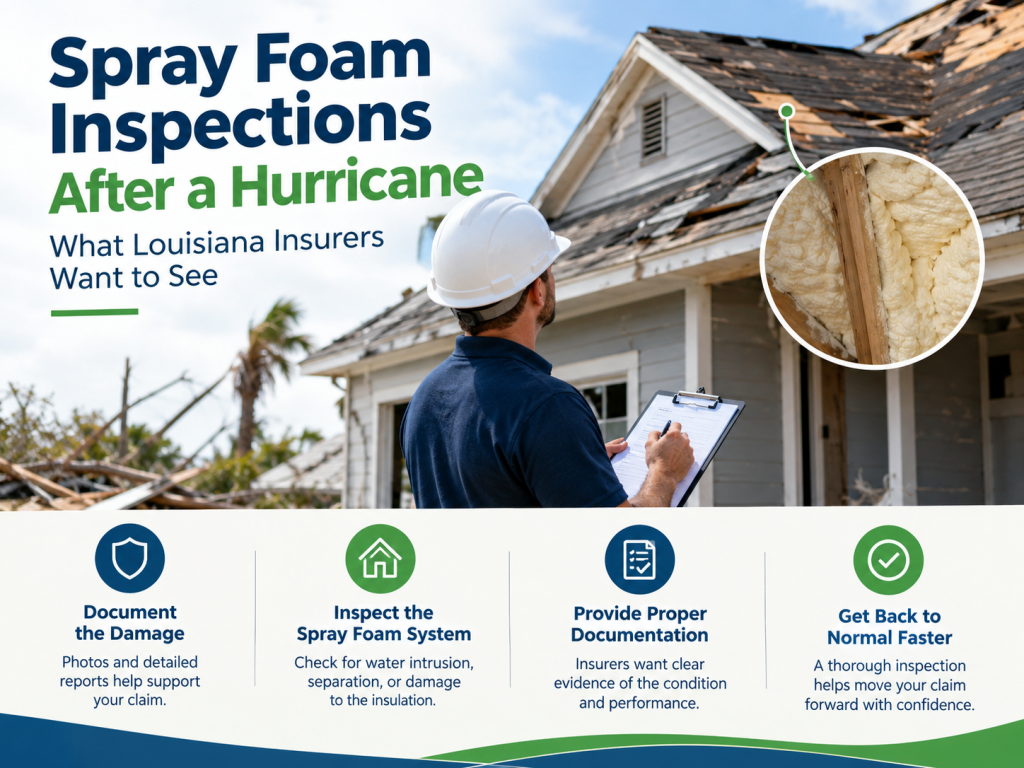 spray foam inspection after hurricane